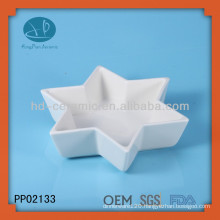 ceramic star shape plate,star plate